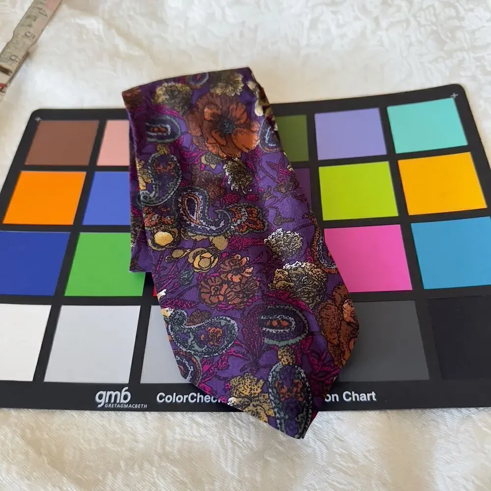 Ted Lapidus purple paisley